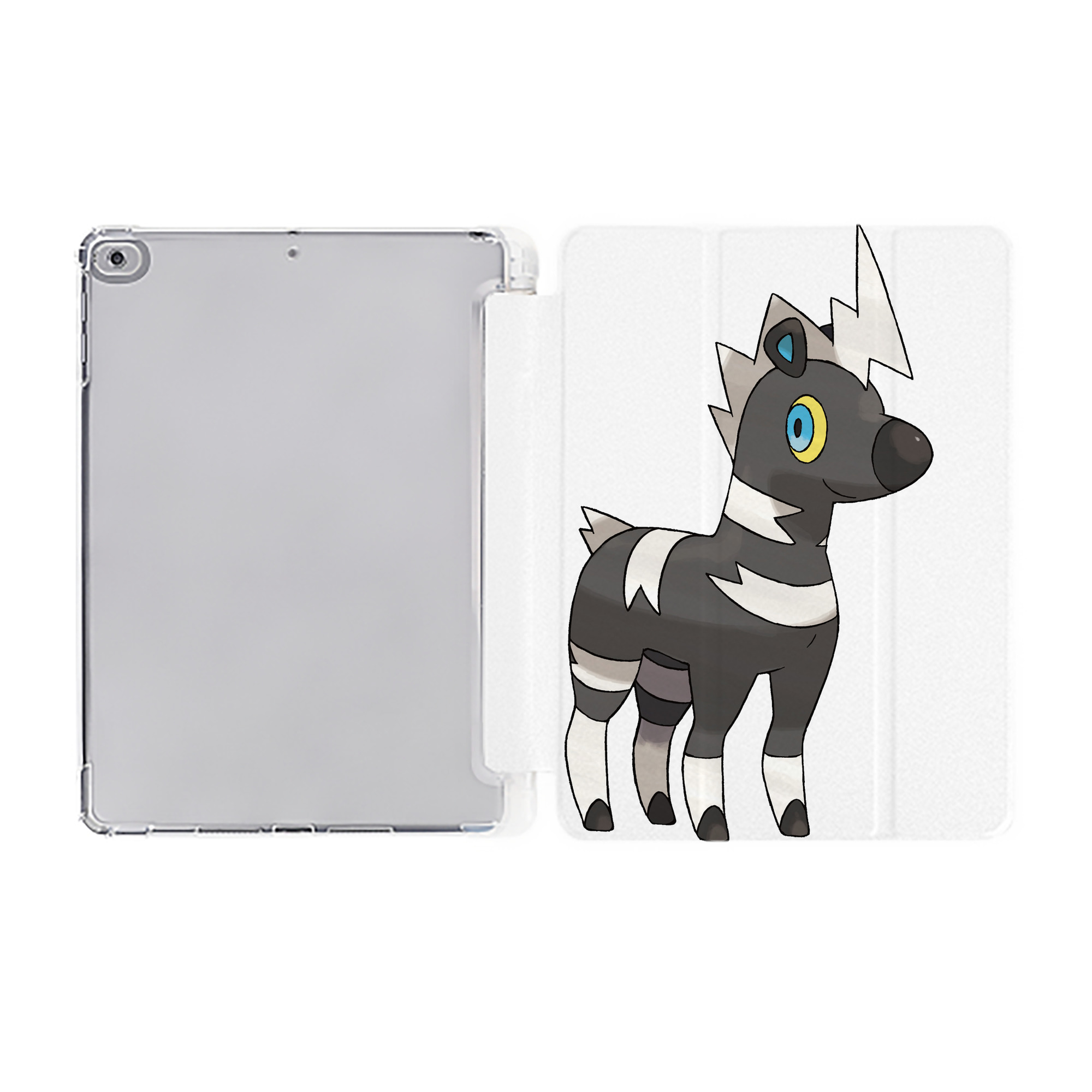 （画像用） ポケットモンスター Pokémon IPad ケース ペン収納付き 三つ折りスタンド PUレザー×シリコン 対応機種9.5/10.5/10.9インチ